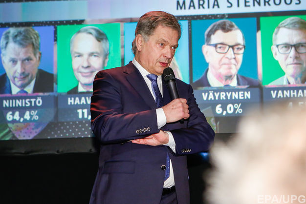 Ниинисте переизбран президентом Финляндии