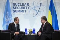 Порошенко - генсеку ООН: Украина отказалась от ядерного арсенала, но не получила защиты от России