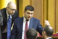 Рада может отложить отставку Яценюка и назначение Гройсмана на два дня