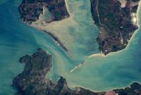 Астронавт NASA опубликовал фото из космоса, на котором видно место строительства Керченского моста