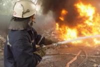 Завод горел в Черкасской области