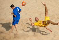 Сборная Украины по пляжному футболу одержала две победы на отборе Евролиги