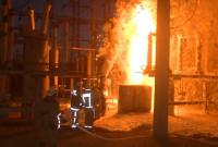 В Харькове горела тепловая электростанция