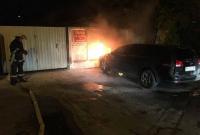Депутату городского совета Ровно сожгли автомобиль (фото)