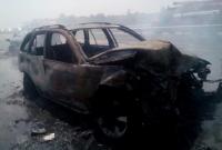 На автодороге "Киев-Одесса" спасатели потушили шесть автомобилей