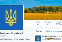 В Twitter появился аккаунт Украины