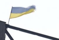 Бойцы АТО подняли на самой высокой башне шахты Бутовка "сбитый" украинский флаг