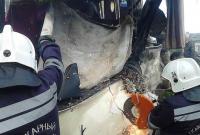 В Лисичанске столкнулся пассажирский автобус с грузовиком (фото)