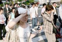 В Японии из-за 30-градусной жары с тепловыми ударами госпитализированы более 800 человек