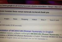 Бабушка попросила Google расшифровать римские цифры