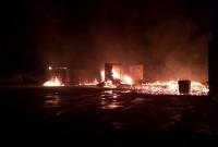 Половина жителей Днепра осталась без света из-за пожара