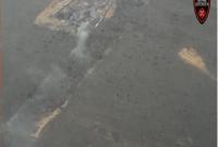 Уничтожение позиций боевиков возле донецкого аэропорта (видео)