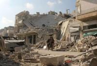 Десятки человек погибли при авиаударе по Сирии