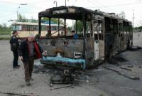 В Черновцах загорелся троллейбус