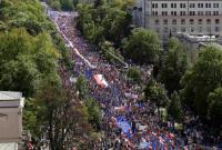 Около 250 тысяч поляков вышли на антиправительственный протест в Варшаве