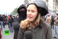 В Париже журналистке прокремлевского телеканала дали пощечину после слов о "царящей ненависти" (видео)