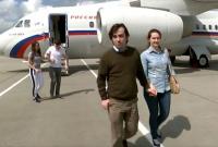 РосСМИ опубликовали первые кадры Александрова и Ерофеева в Москве