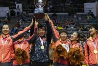 Женская сборная Китая в 20-й раз выиграла командный чемпионат мира на настольному теннису
