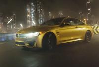 BMW M4 отправили в дрифт по заводу (видео)