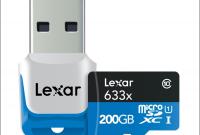 Ёмкость быстрых карт памяти Lexar 633x microSDXC UHS-I достигает 200 Гбайт