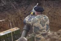 Боевики на Донбассе обстреливают собственные позиции