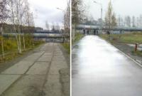В Санкт-Петербурге дорогу отремонтировали с помощью Photoshop
