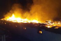 В Киеве горел склад на Оболони