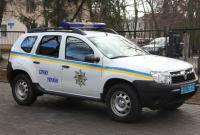 Автомобиль полиции попал под артиллерийский обстрел в районе Попасной