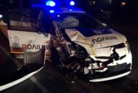 В Хмельницком такси столкнулось с авто патрульных: таксист погиб