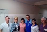 Шевченко и игроки сборной Украины посетили Харьковский госпиталь воинов АТО