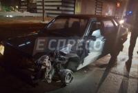 В Киеве пьяный водитель сбил женщину и пытался протаранить автомобиль полиции