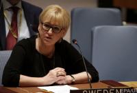 Глава МИД Швеции прилетела в Киев обсудить российскую агрессию