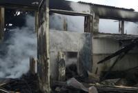 Спасатели потушили пожар на складе с пиломатериалами в Харьковской области