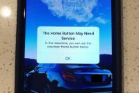 iPhone 7 сообщит о сбоях в работе кнопки Home