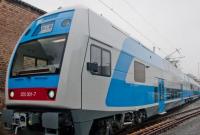 Двухэтажный поезд Киев-Харьков совершил свой первый рейс после ремонта