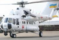 Трех раненых бойцов из зоны АТО вывезли военным вертолетом