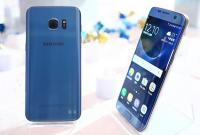 Фотографии Samsung Galaxy S7 Edge в цвете Blue Coral
