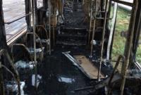 В Киеве полностью сгорели два вагона трамвая - ГосЧС