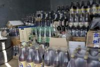За четыре месяца в зоне АТО изъяли алкоголя на 530 тыс. грн