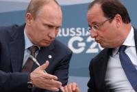 Ф.Олланд отметил, что планирует обсудить с В.Путиным Сирию и Украину