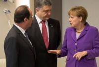 П.Порошенко, А.Меркель и Ф.Олланд проведут переговоры до конца недели