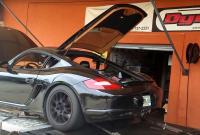 Тюнеры установили в Porsche Cayman «восьмерку» от Ford Mustang (видео)