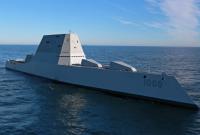 У ВМС США появился крупнейший в мире стелс-эсминец нового поколения Zumwalt (видео)