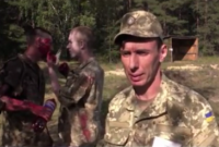 На Черниговщине военные медики отрабатывали помощь при нападении врага на автоколонну (видео)