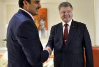 П.Порошенко пригласил эмира Государства Катар посетить Киев