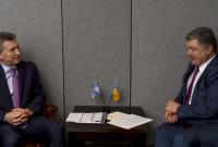 Президенты Украины и Аргентины определили приоритеты двустороннего сотрудничества
