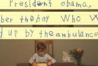 В Белом Доме обнародовали историю письма 6-ти летнего Алекса к Бараку Обаме