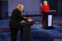 Клинтон и Трамп на дебатах обменялись шпильками и вспомнили Россию
