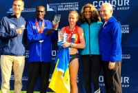 Украинка выиграла престижный марафон в Лос-Анджелессе