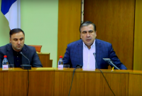 Саакашвили выгнал представителя СБУ с заседания Совета экономического развития (видео)